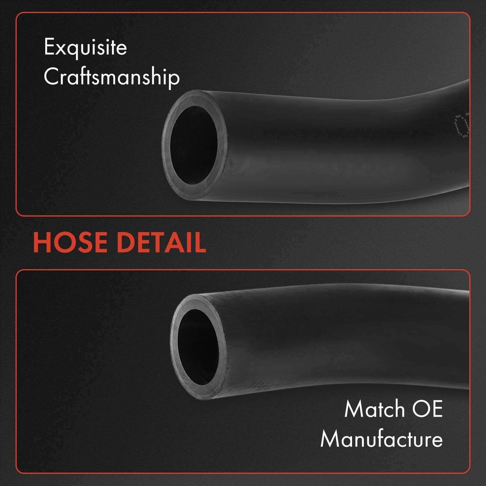 A-Premium Power Steering Reservoir/Suction Line Hose Assembly Black