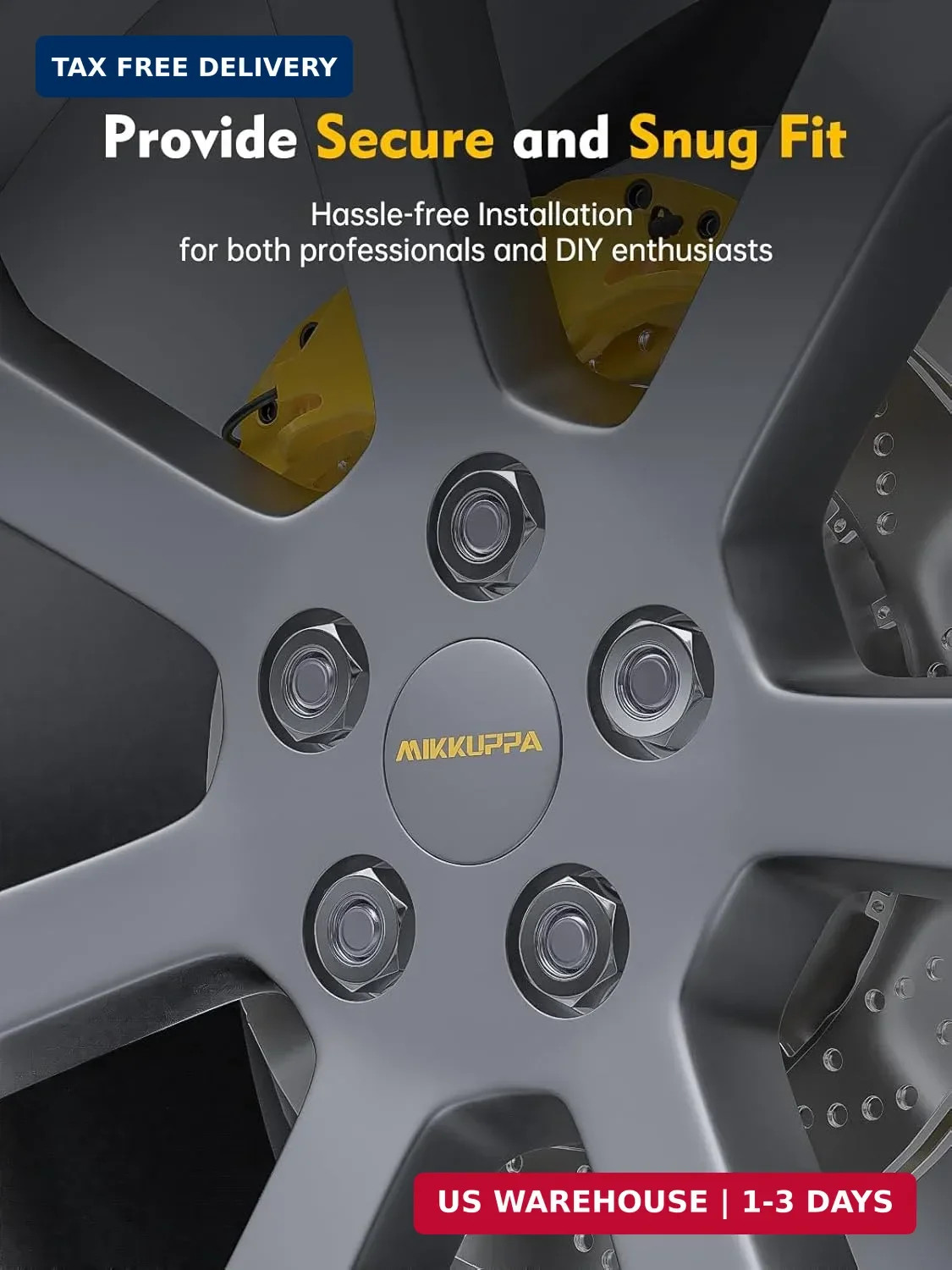 MIKKUPPA M14x1.5 Open End Lug Nuts – Replacement for Chevy Silverado GMC Sierra
