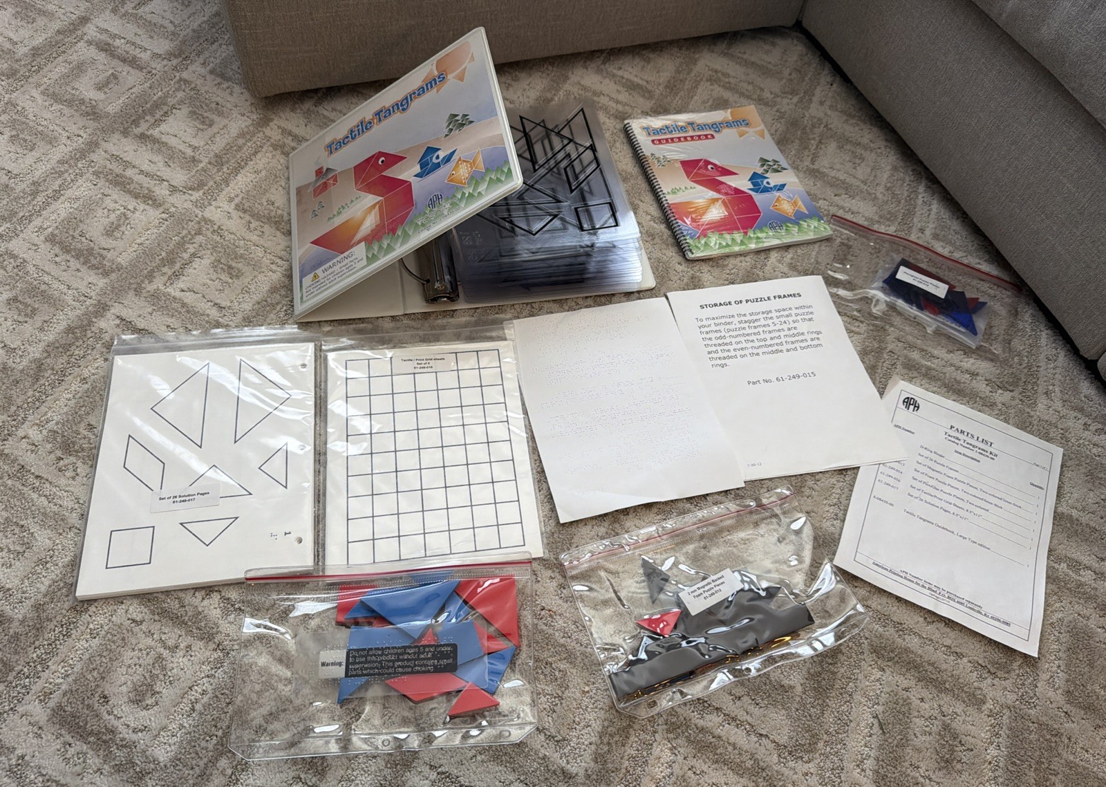 American Printing House Tactile Tangrams Set