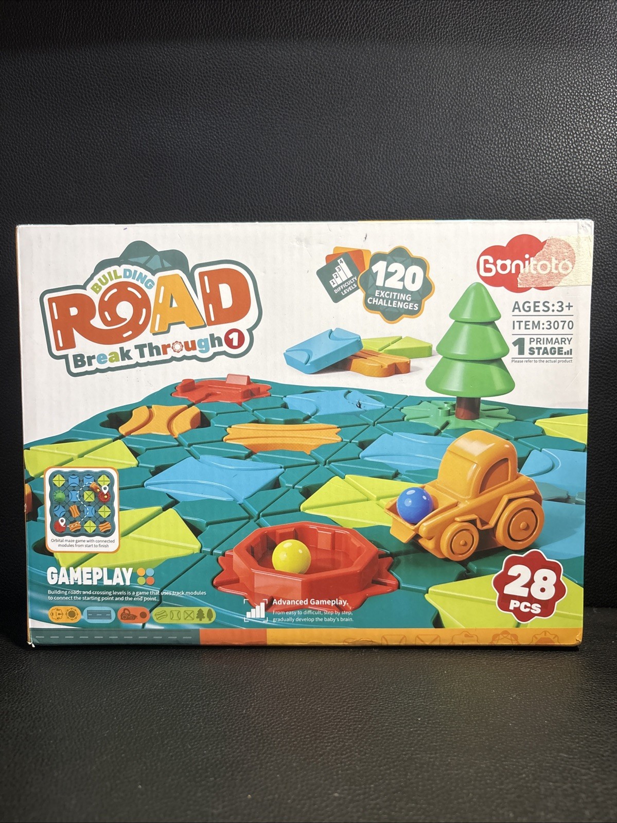 Bonitoto Building Road Break Through 1 Exercise STEM LOGIC PUZZLE 3+ Gameplay