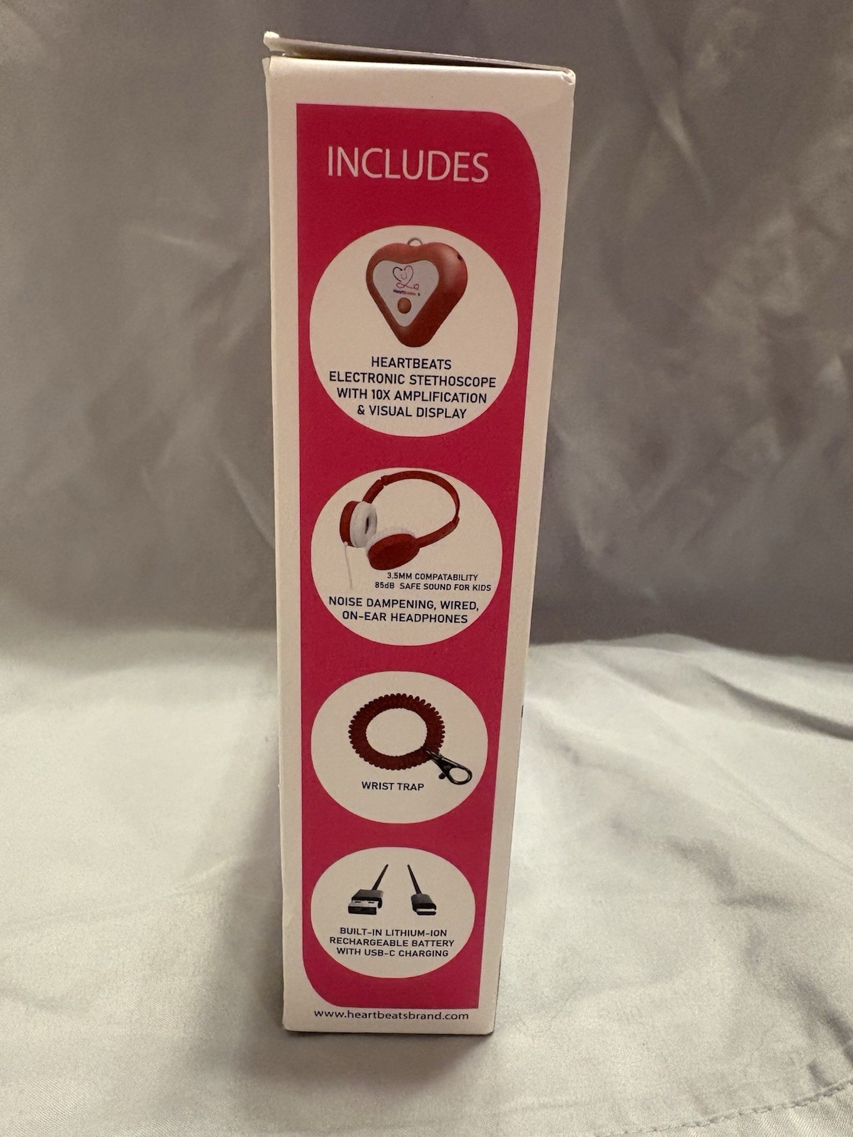 Heartbeats Electronic Stethoscope STEM Science Toy Audio Visual Display Ages 4-7