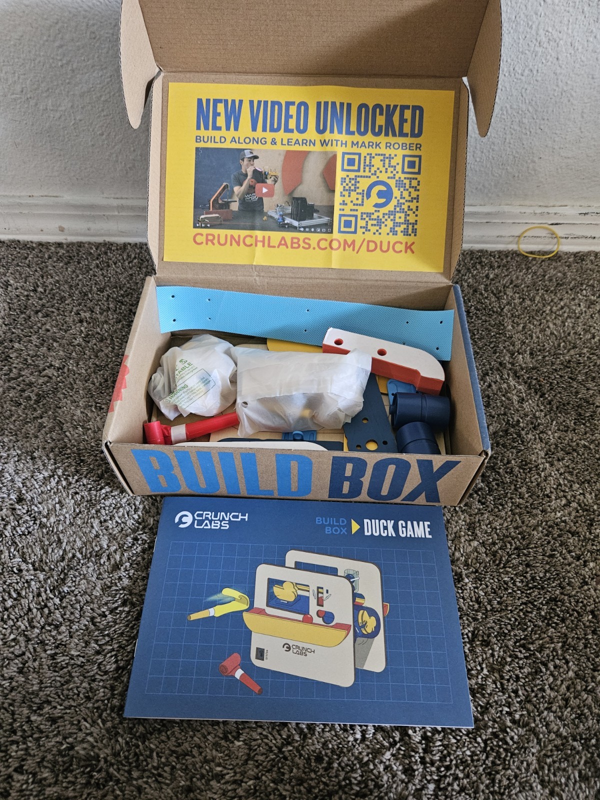 Crunch Labs Mark Rober Duck Game Build Box, Complete, New Open Box