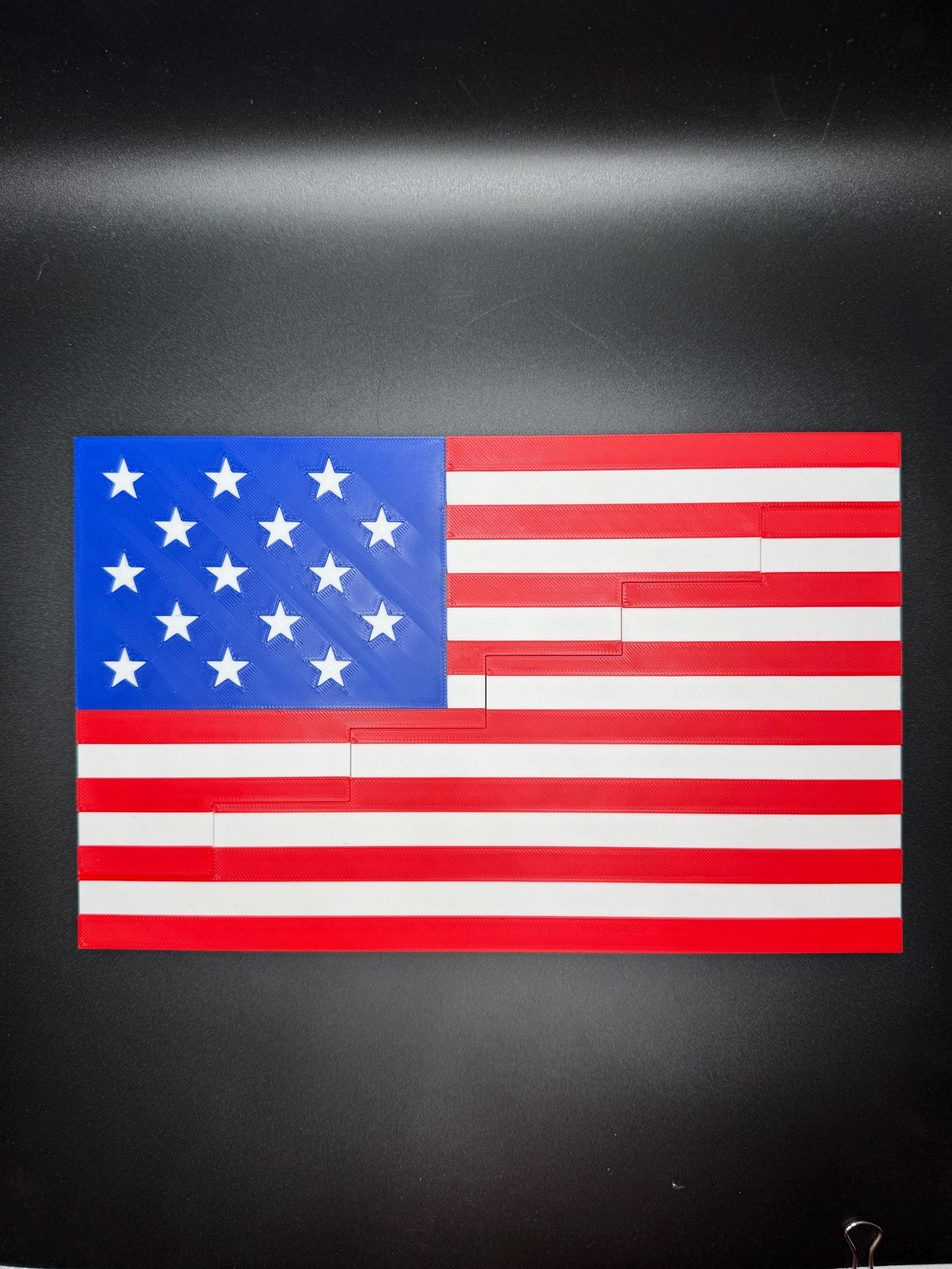 1977 American Flag Dissection Puzzle – Mind Bending Puzzle with 13 or 15