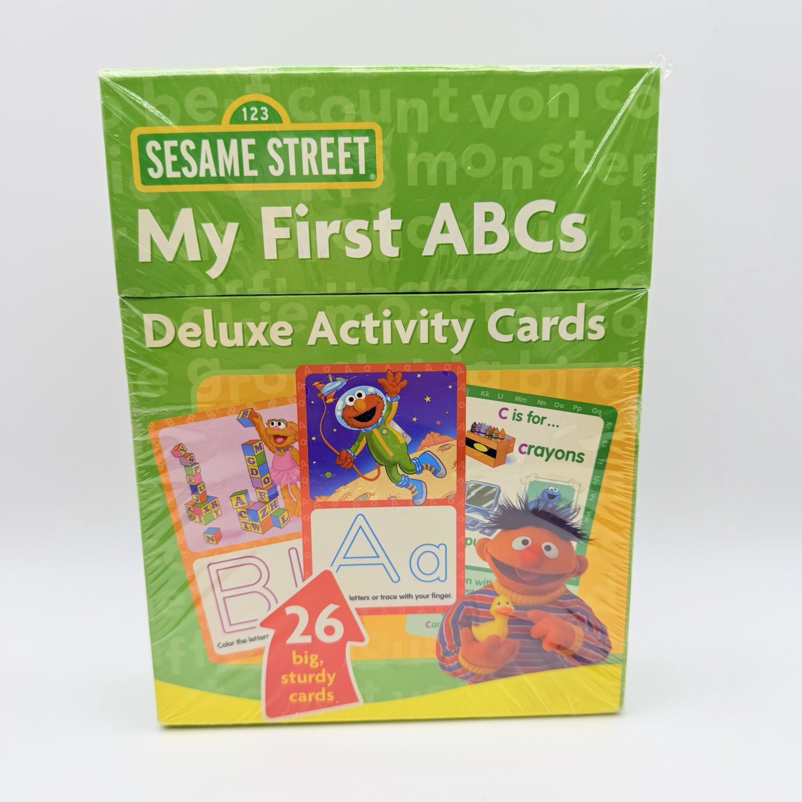 Sesame Street My First ABCs Deluxe Activity Cards SEALED 2007 Elmo Ernie.