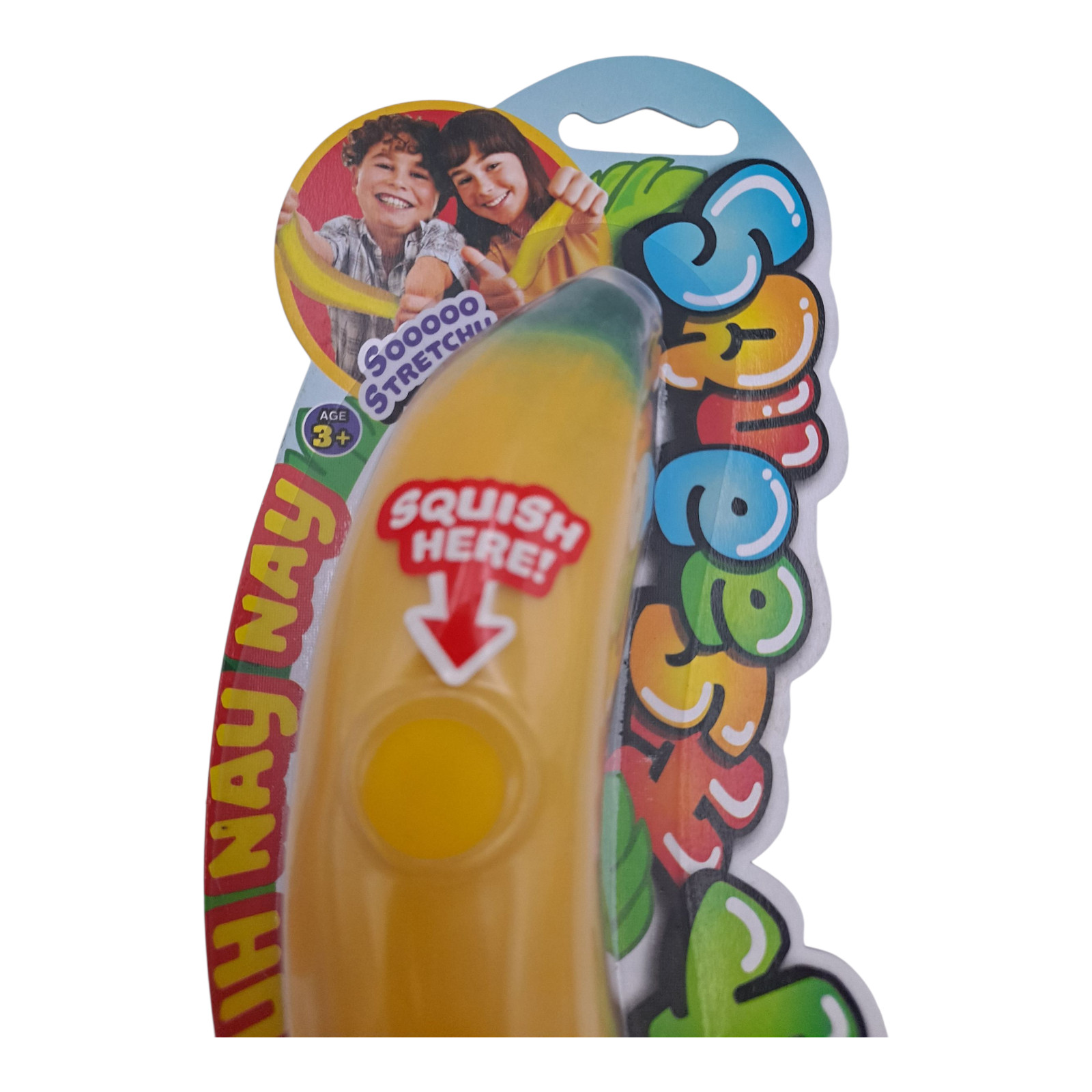 Squishy & Stretchy Scencery Toys (Lot Of 2) Carrot 🥕 Bannana 🍌 For ages 4+