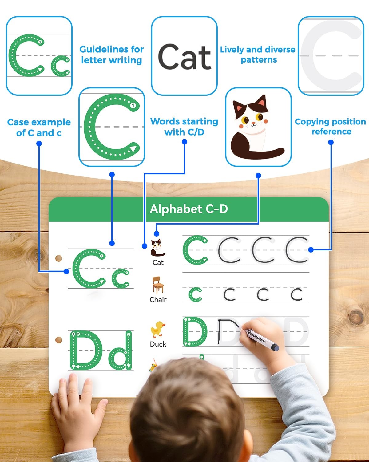 Preschool Learning Activities 54 Reusable Pages, Tracing Books for Kids Ages …