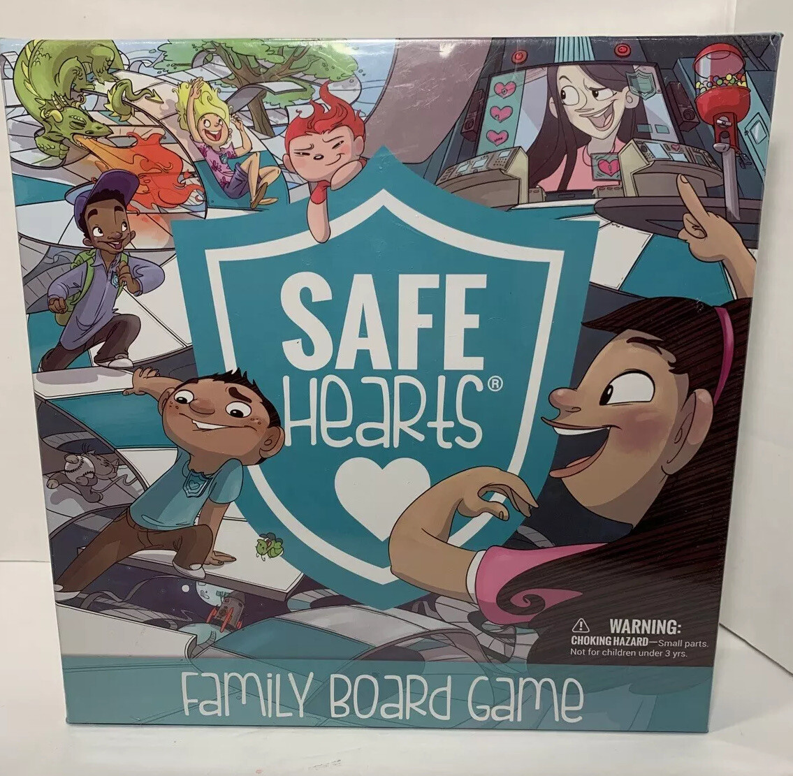 Safe Hearts Family Board Game~Promotes Safety Awareness~Educational Game~New