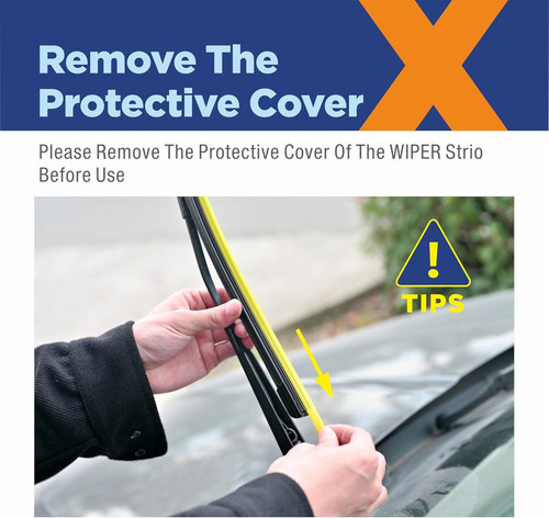 ICEXSNOW® Silicone Windshield Wiper Blades Replacement for Honda 26″+22″+16″