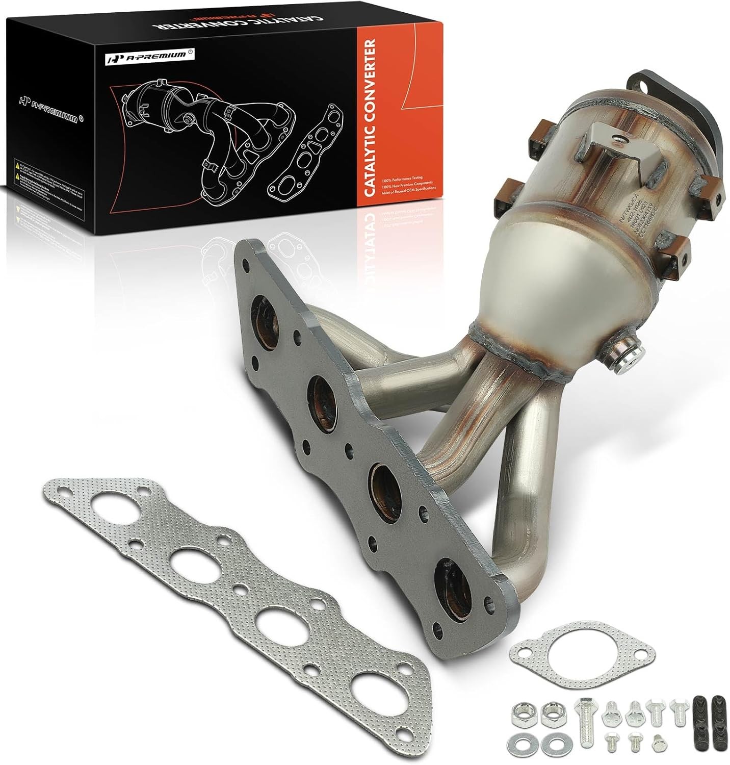 A-Premium Catalytic Converter w Gasket Hyundai Kia 1.6L