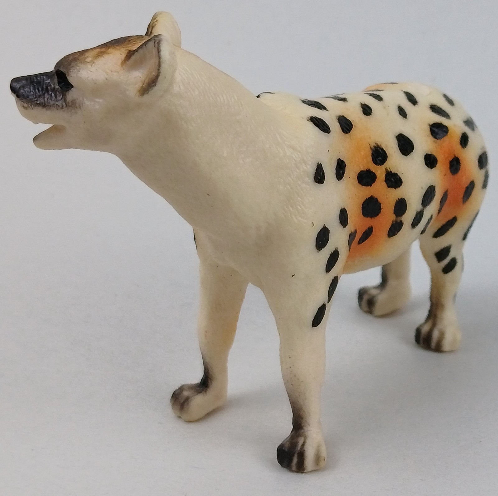 Mini Hyena Figure Toy Jungle Animal Spotted Miniature Multi-colored 3in Pvc 3+