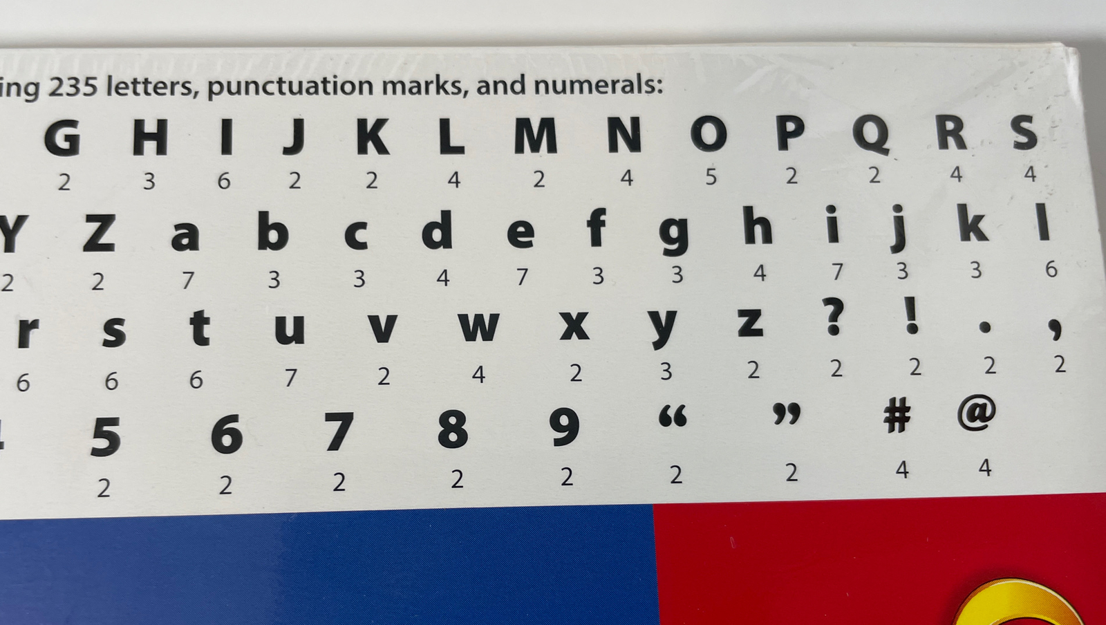 Alphabet Letters Creative Teaching Press Red 4″ Designer 235ct Classroom Crafts