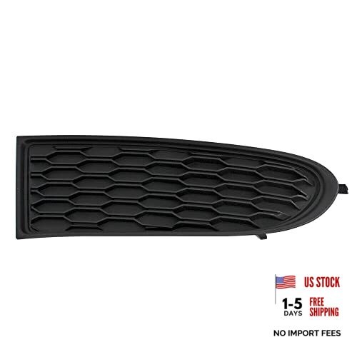 Front Fog Light Bezel Molding Cover Grille Trim Black Right Passenger Side