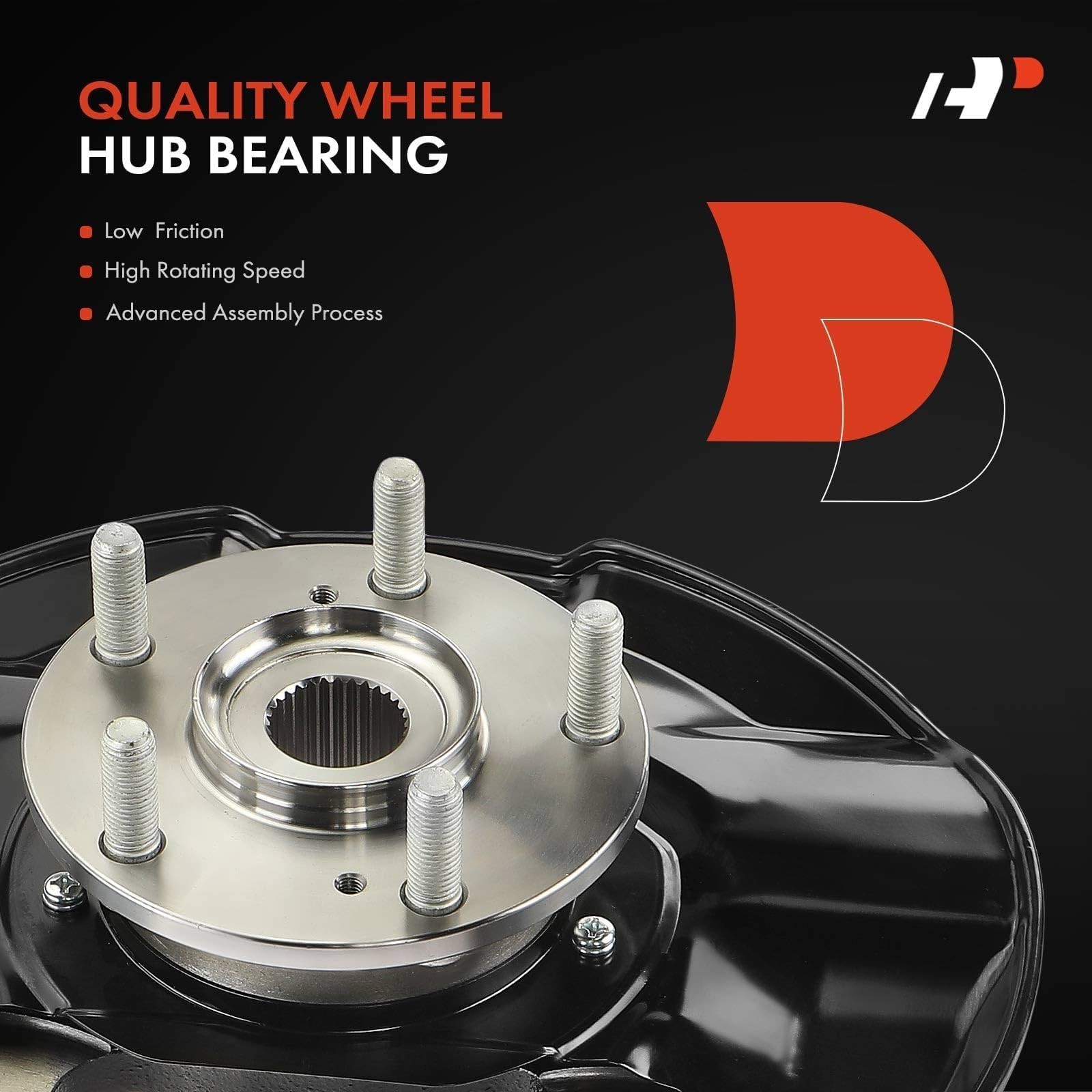 A-Premium Front Right Steering Knuckle & Wheel Bearing Hub Assembly Compatibl…