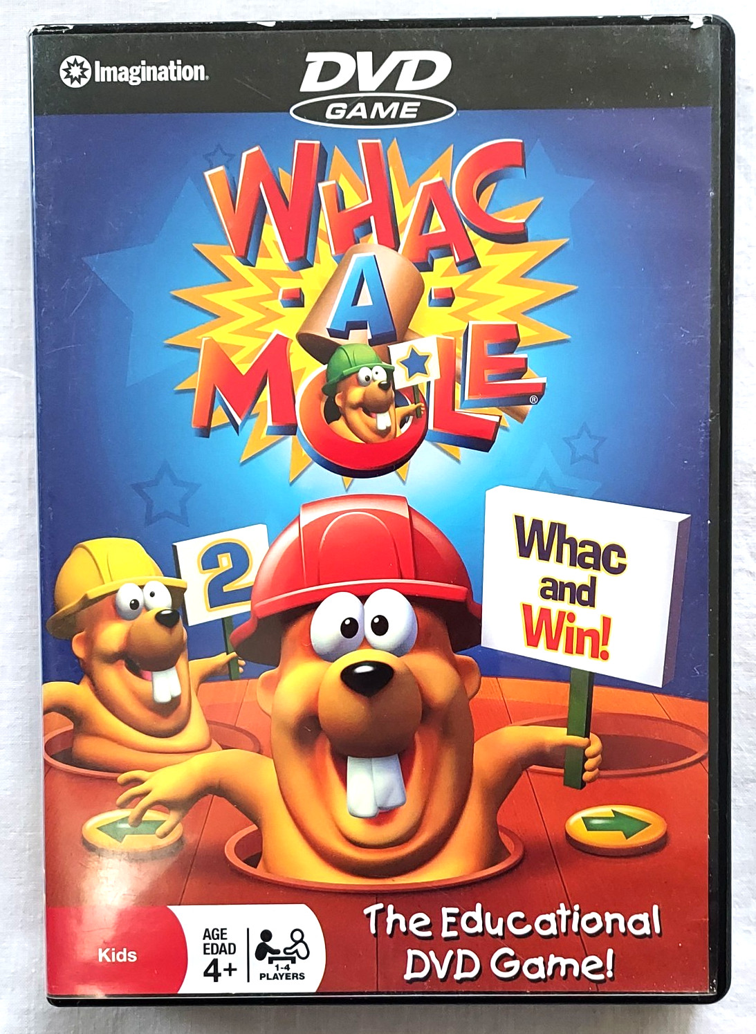 Whac-A-Mole Interactive Educational DVD Game Children’s