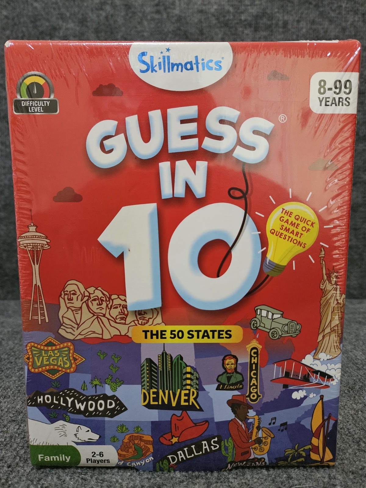 Skillmatics Guess in 10 Game THE 50 STATES