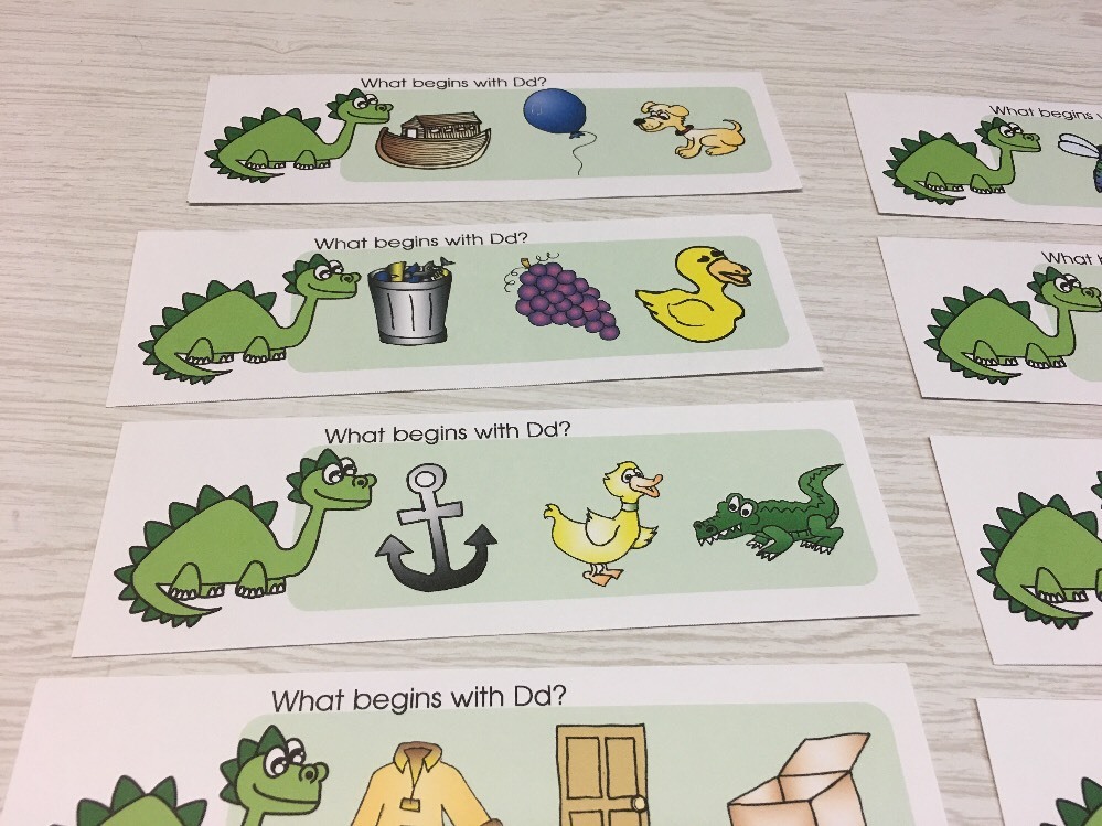Phonics Dd – What Begins With Dd – Laminated Activity Set – Teaching Supplies
