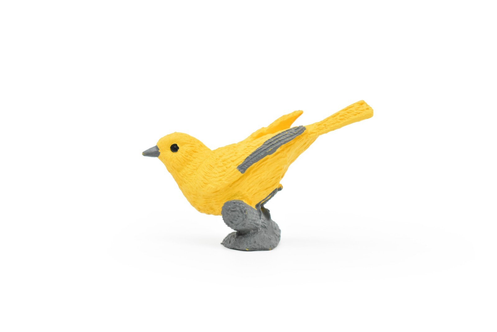 Yellow Warbler, Songbird Plastic Model, Hand Painted Toy 2 1/2″ F3389 B27