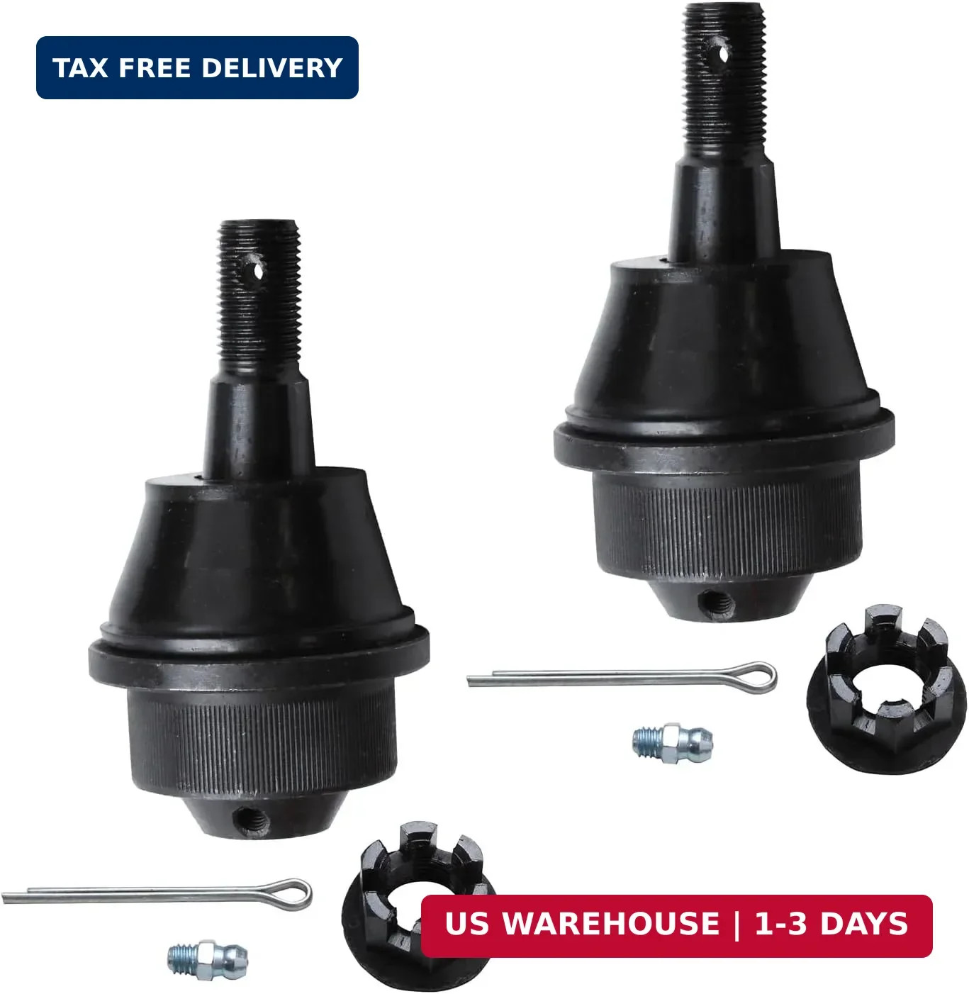 Detroit Axle – 2 Front Lower Ball Joints for 01-10 Chevy GMC Silverado Sierra 25