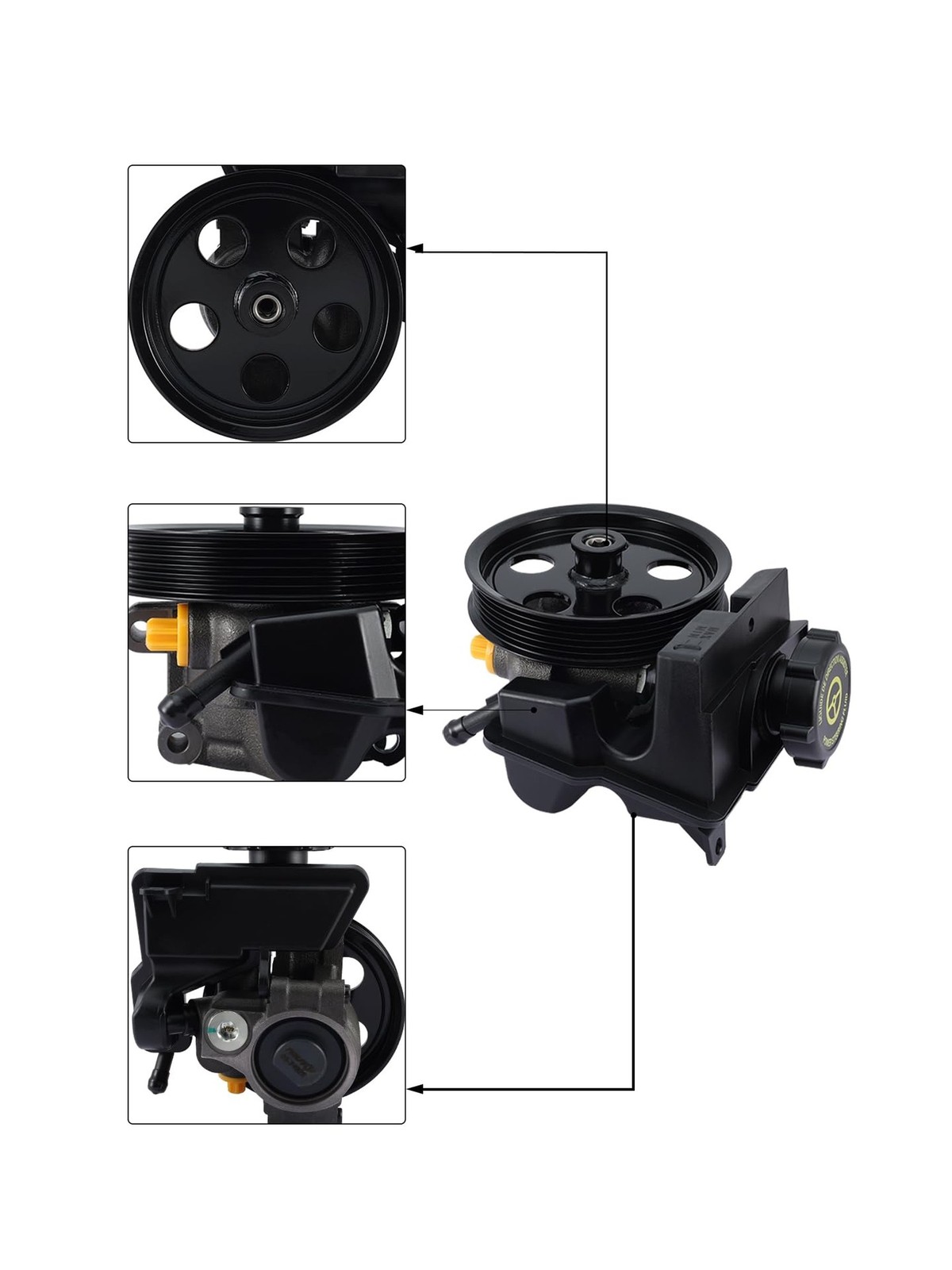96-74326 Power Steering Pump with Pulley with Reservoir For Focus 2006 2…