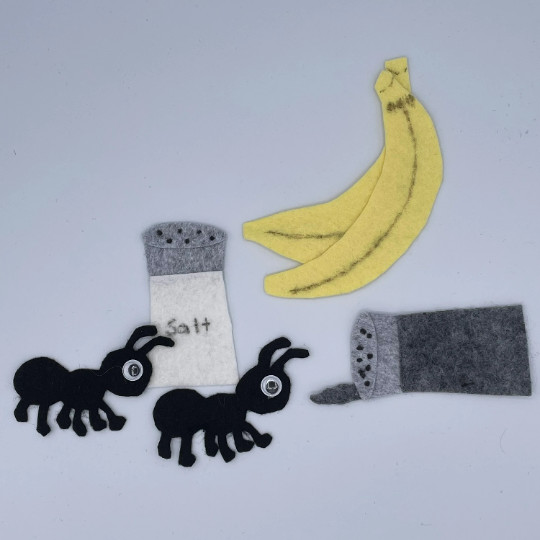 5 Hungry Ants Felt Story Set – A Sweet Adventure in Counting and Curiosity
