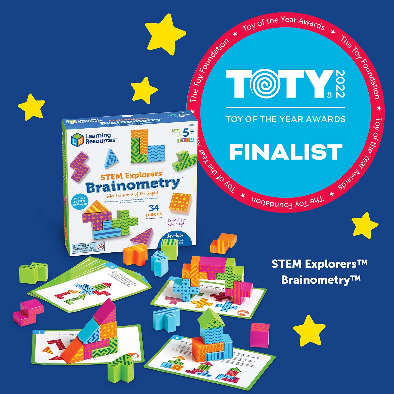STEM Explorers Brainometry Shape Puzzles for Critical Thinking and Problem So…