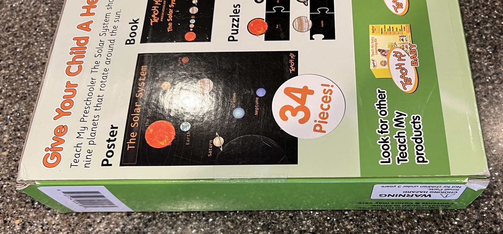 Teach My Preschooler The Solar System – 810754000184 – Ages 3+ yrs. ** Brand New
