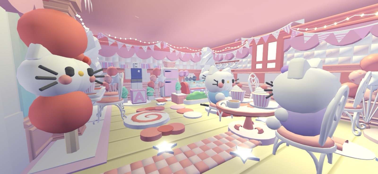 Hello Kitty Themed Cafe❤️Glitch Build House ❤️ Adopt Me Home