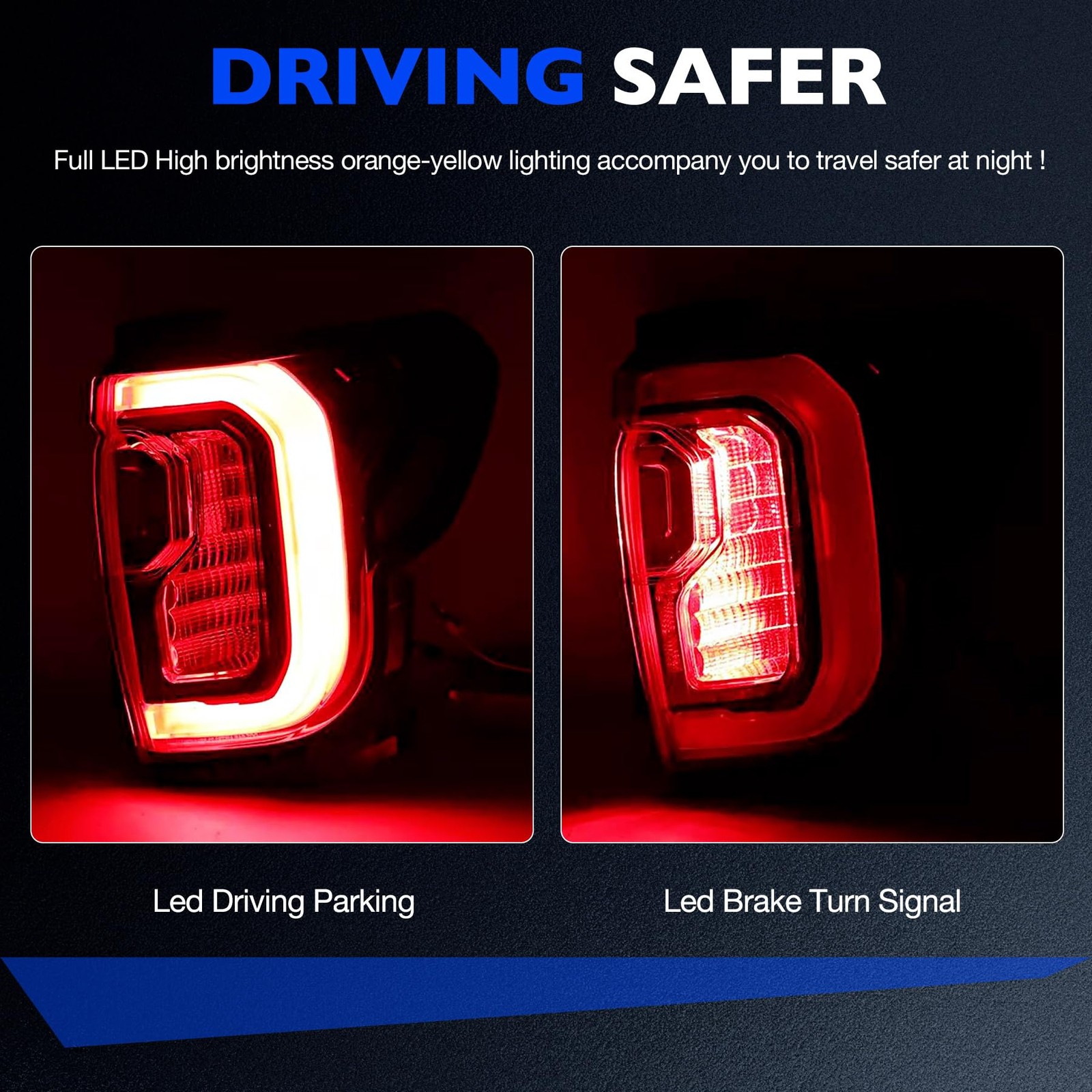 Misakomo LED Tail light Right Compatible with 2020-2023 GMC Acadia SL SLE SLT
