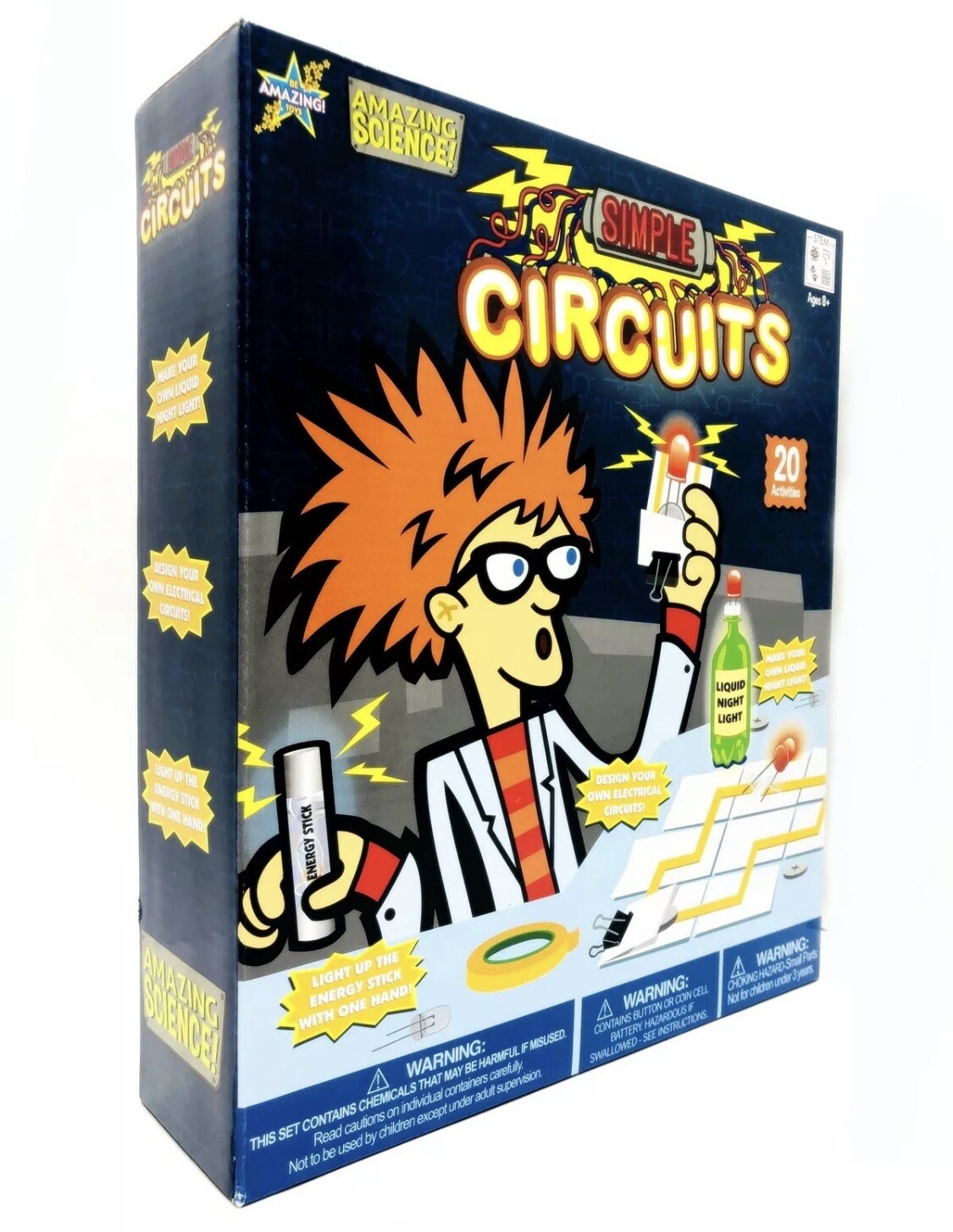 💡Amazing Science Simple Circuits Kit 20 Activities Ages 8+ Design & Create