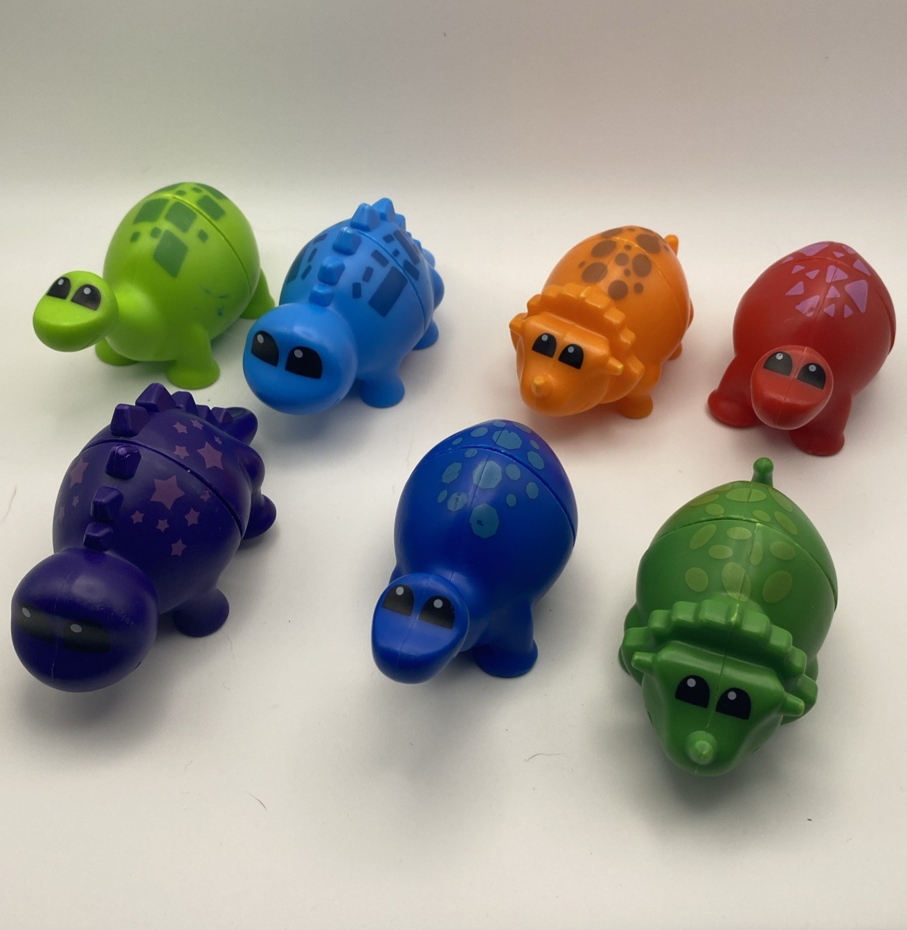 Learning Resources Snap-n-Learn Matching Dinos Lot Of 7