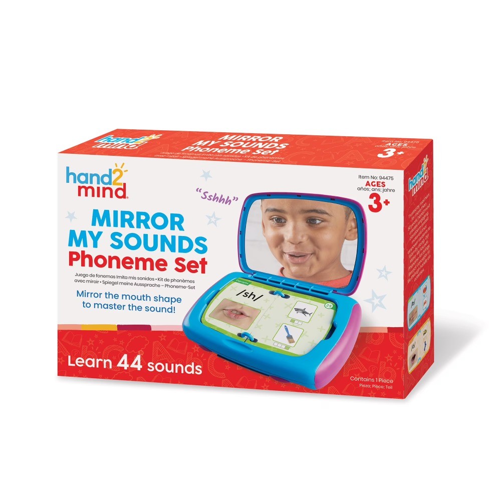 Mirror My Sounds Phoneme Set, Learning Phonemic Awareness, Phonics for Ages 3+