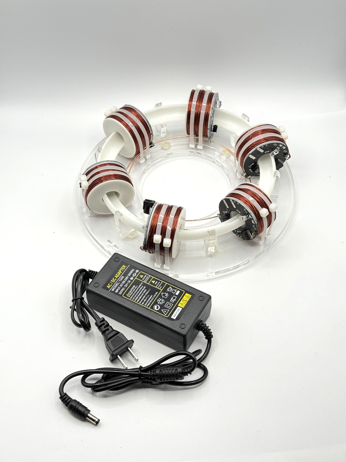 Electromagnetic Cyclotron Six Coils Circular Accelerator Teaching Aids Model