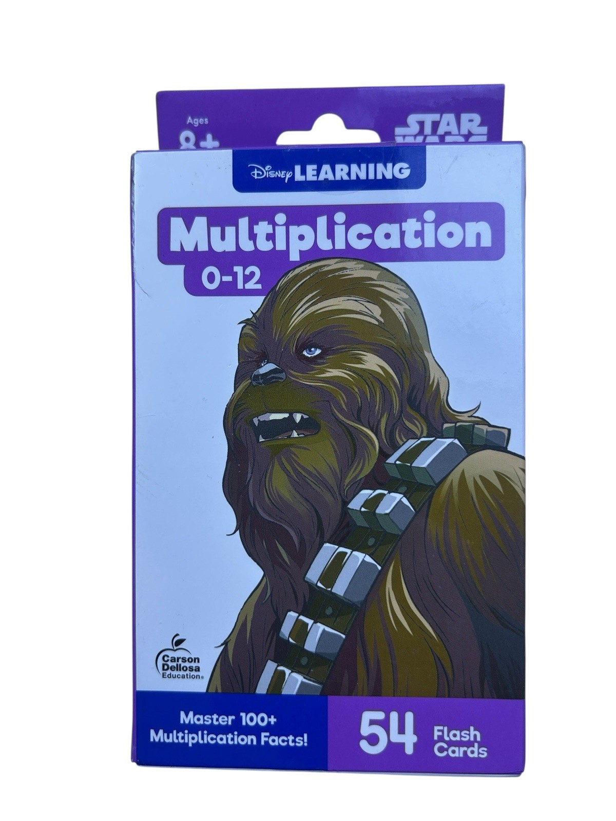 Disney Learning Star Wars Multiplication 0-12 Flash Cards New