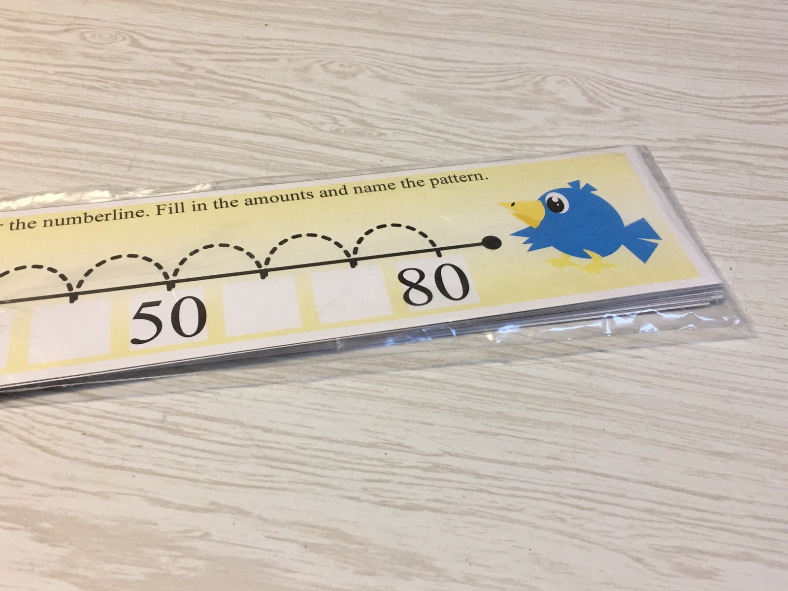 Math Center – Skip Counting 2s, 3s, 5s, &10s – 21 Laminated Activity Strips