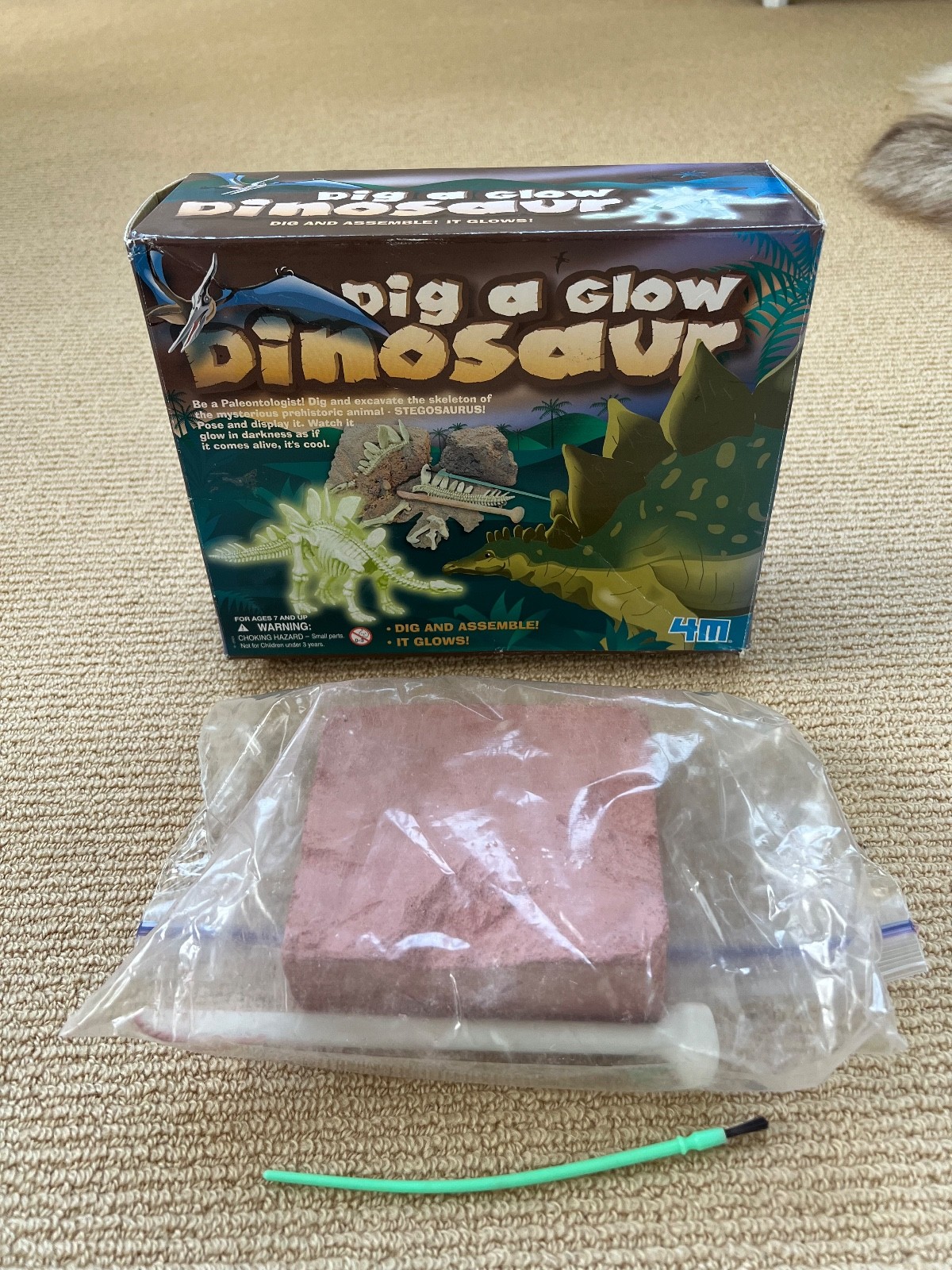 Dig a Glow Dinosaur with a Glow in the Dark Stegosaurus