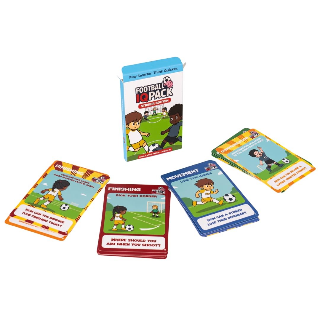 Soccer IQ Card™ – Game Intelligence Cards for Kids Ages 5–11 | Learn Mindset,…