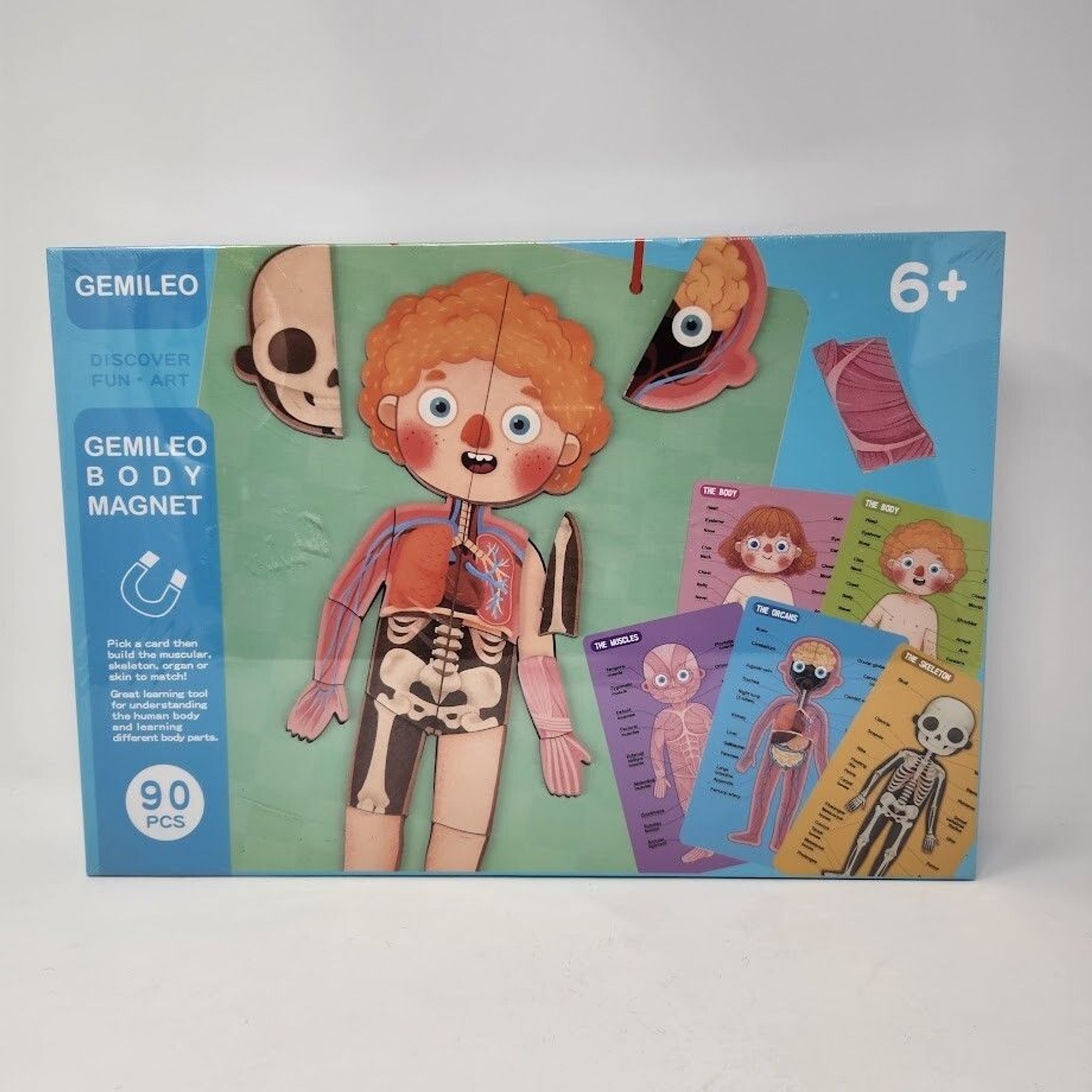 New Educational Human Body Puzzles for Kids Magnetic Body Parts Systems