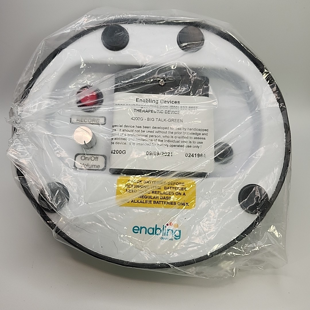 Enabling Devices 4200G Big Talk-Green therapeutic device – Retail $160