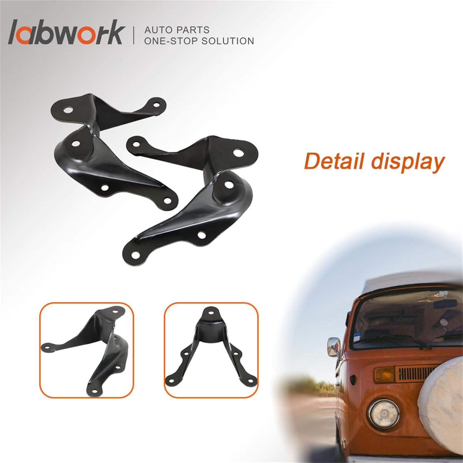 labwork Leaf Spring Shackle and Bracket Kit Set Rear Replacement for Ranger 1…