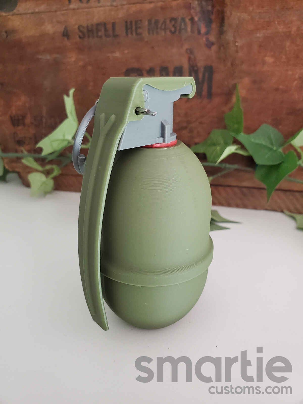 DUMMY MK1 WW2 Illumination Hand Grenade – Accurate Size Plastic Replica