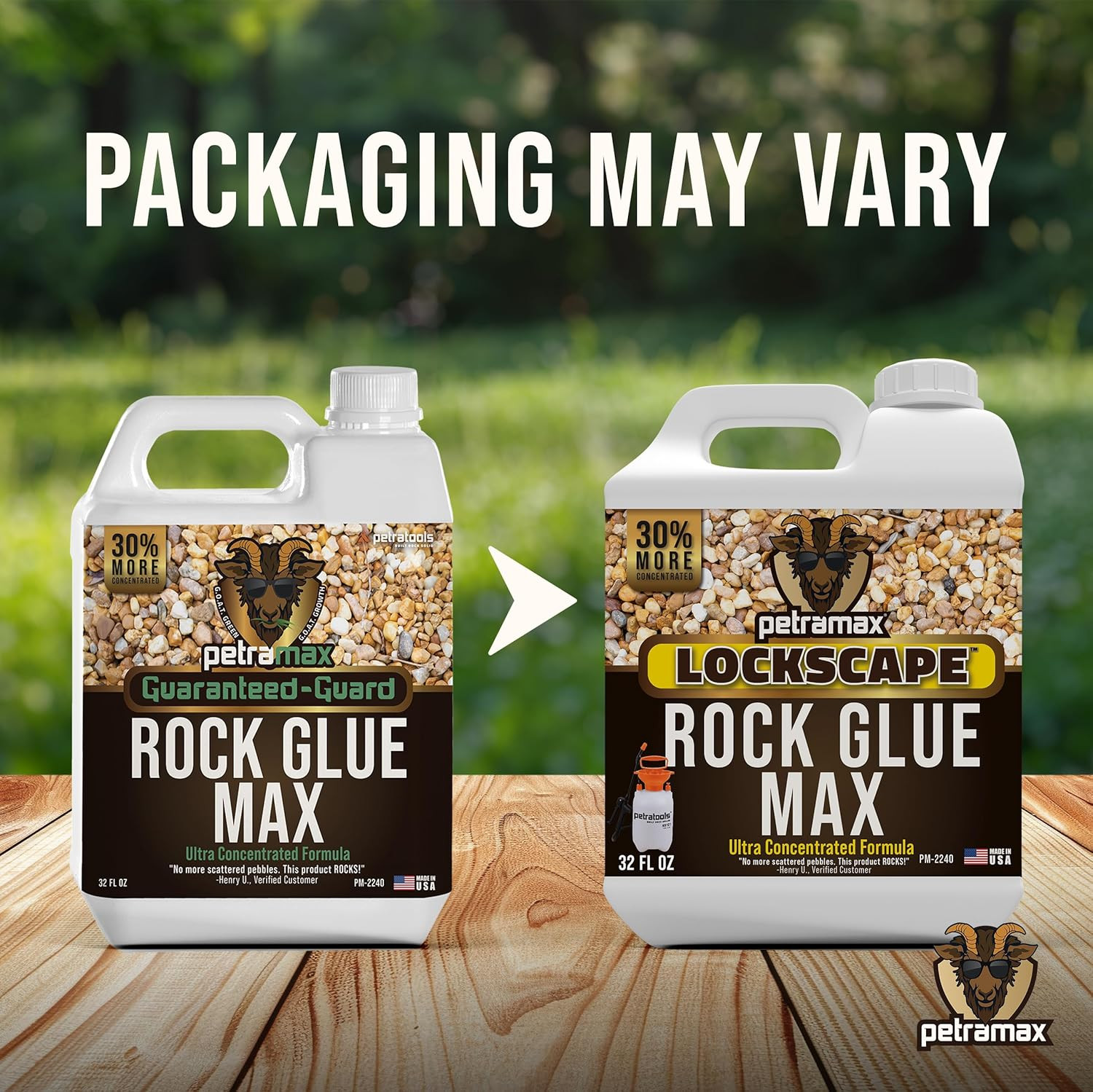 32 Ounce Rock Glue Ground Coverage Pet Safe Sticky Gravel Binder 50 Sq Ft