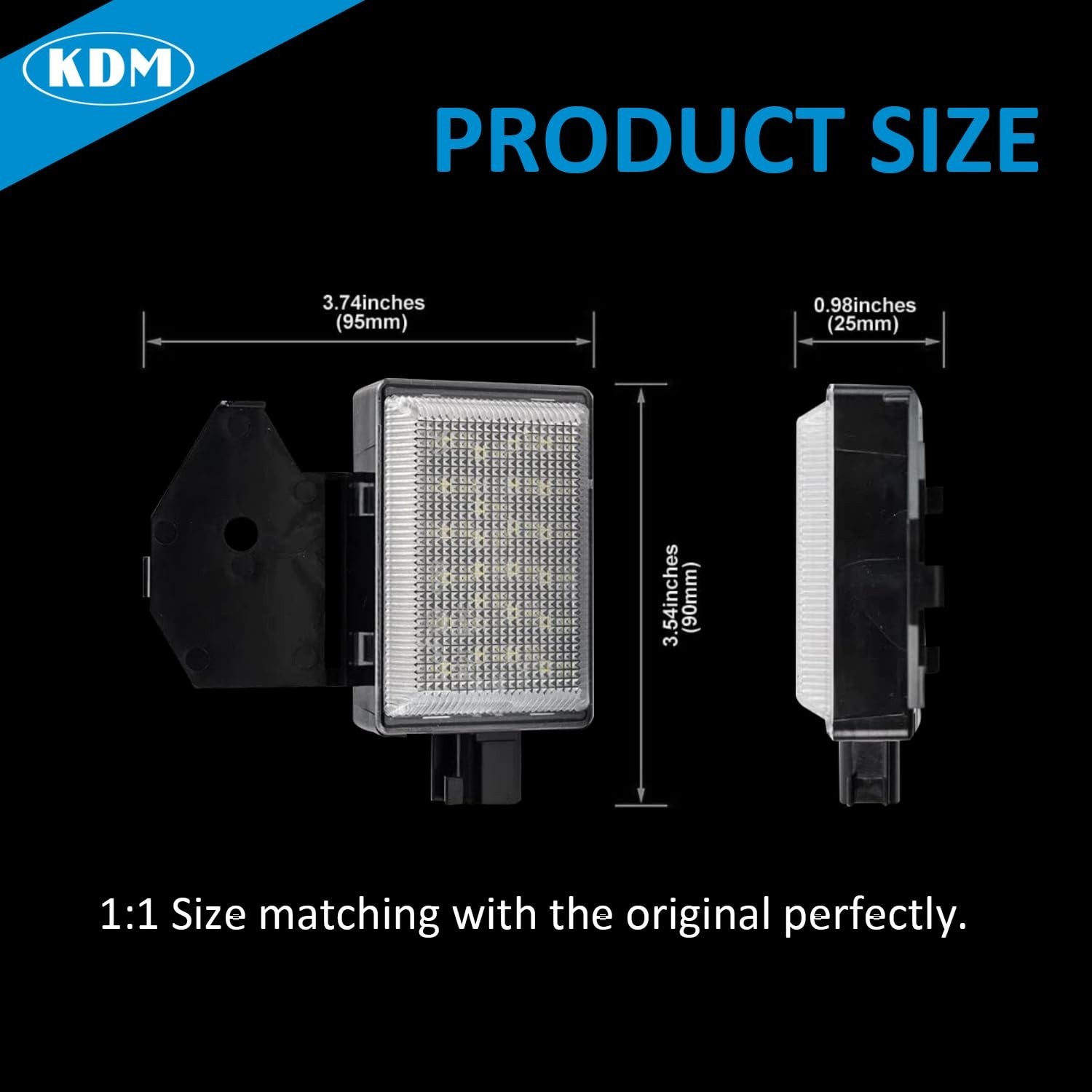 KDM Full LED Under Hood Light Assembly Fit for Dodge Ram 1500 2500 3500 Dakot…