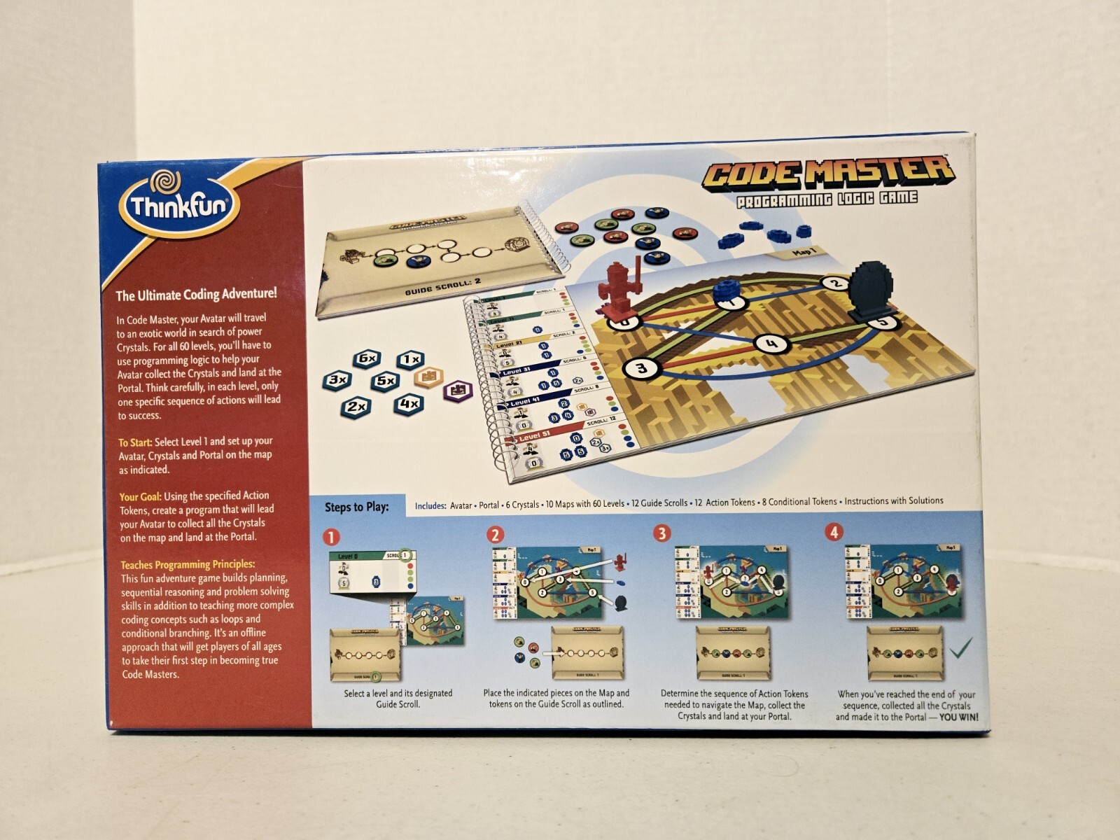 Code Master Programming Logic Game by ThinkFun, 2015 – 100% Complete