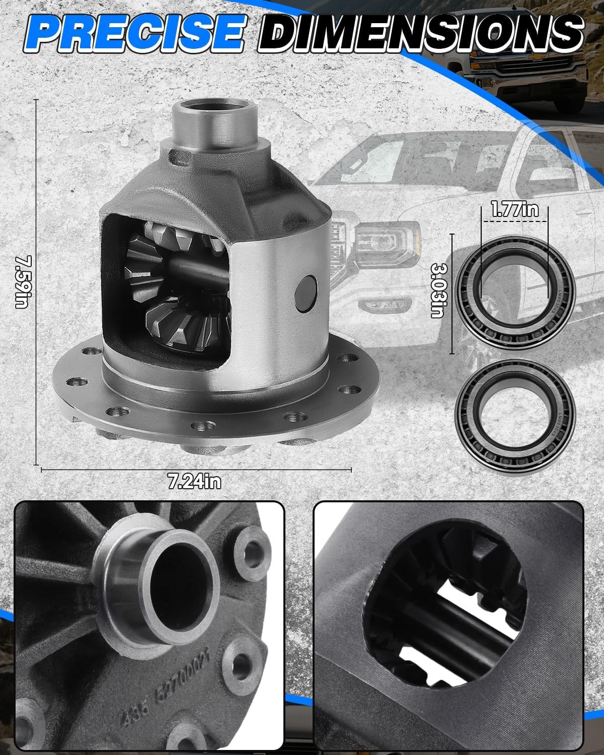 Differential Locker 8.5 8.6 10 Bolt 30 Spline