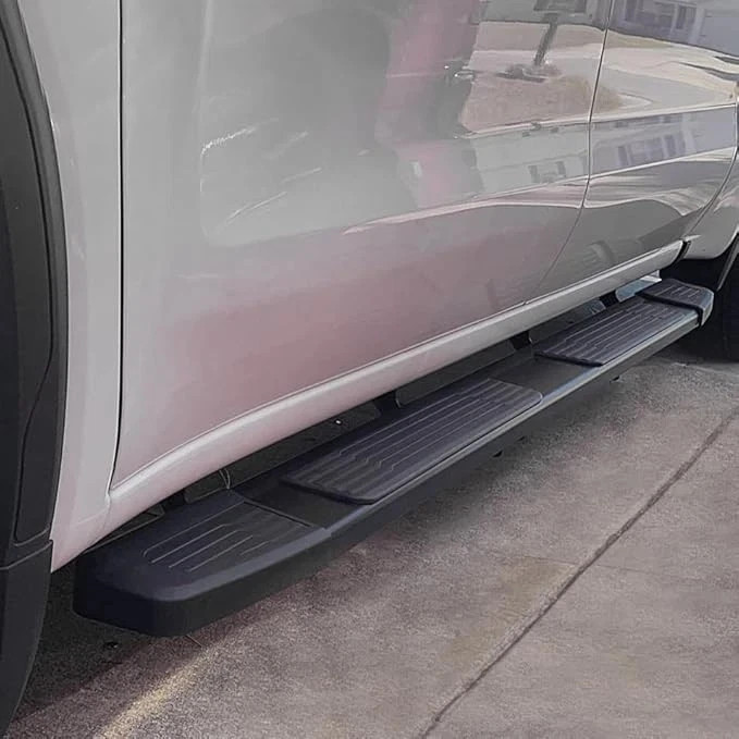 19-25 Chevy Silverado GMC Sierra 1500 2500 3500 Crew Cab 6″ Running Boards Flat