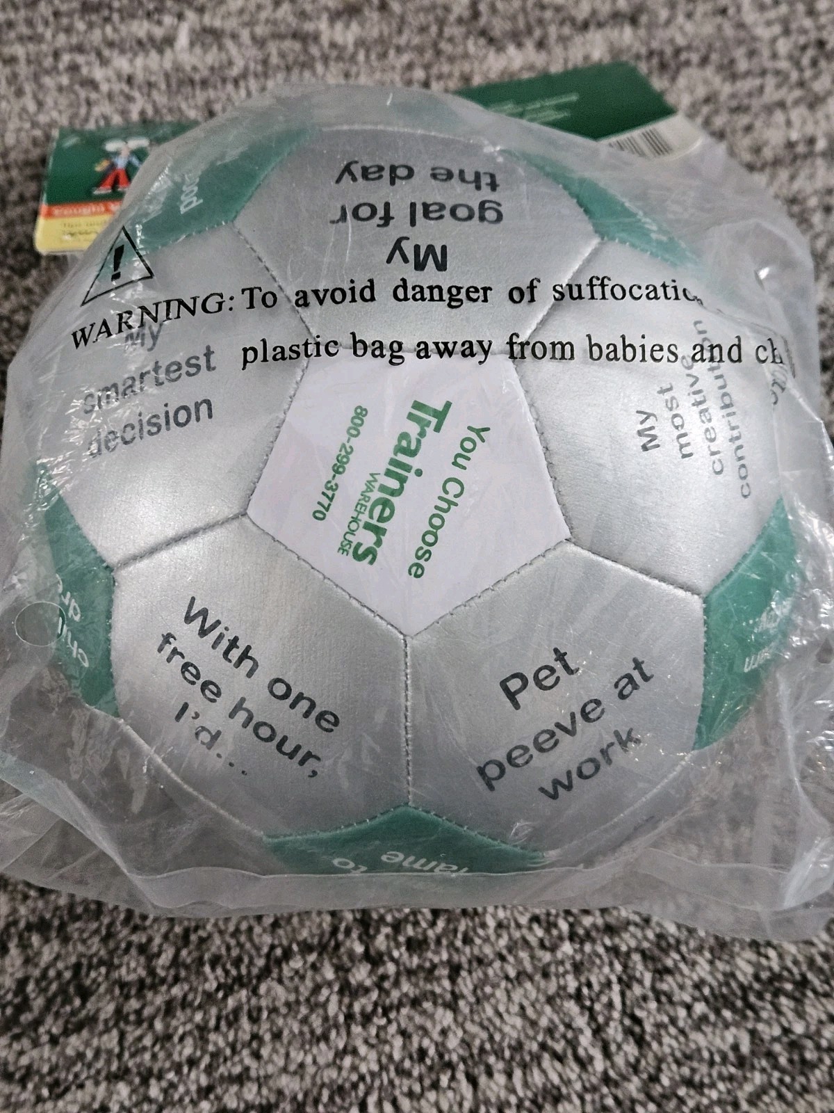 New In Package Session Openers Thumball BALLTHM-S Green