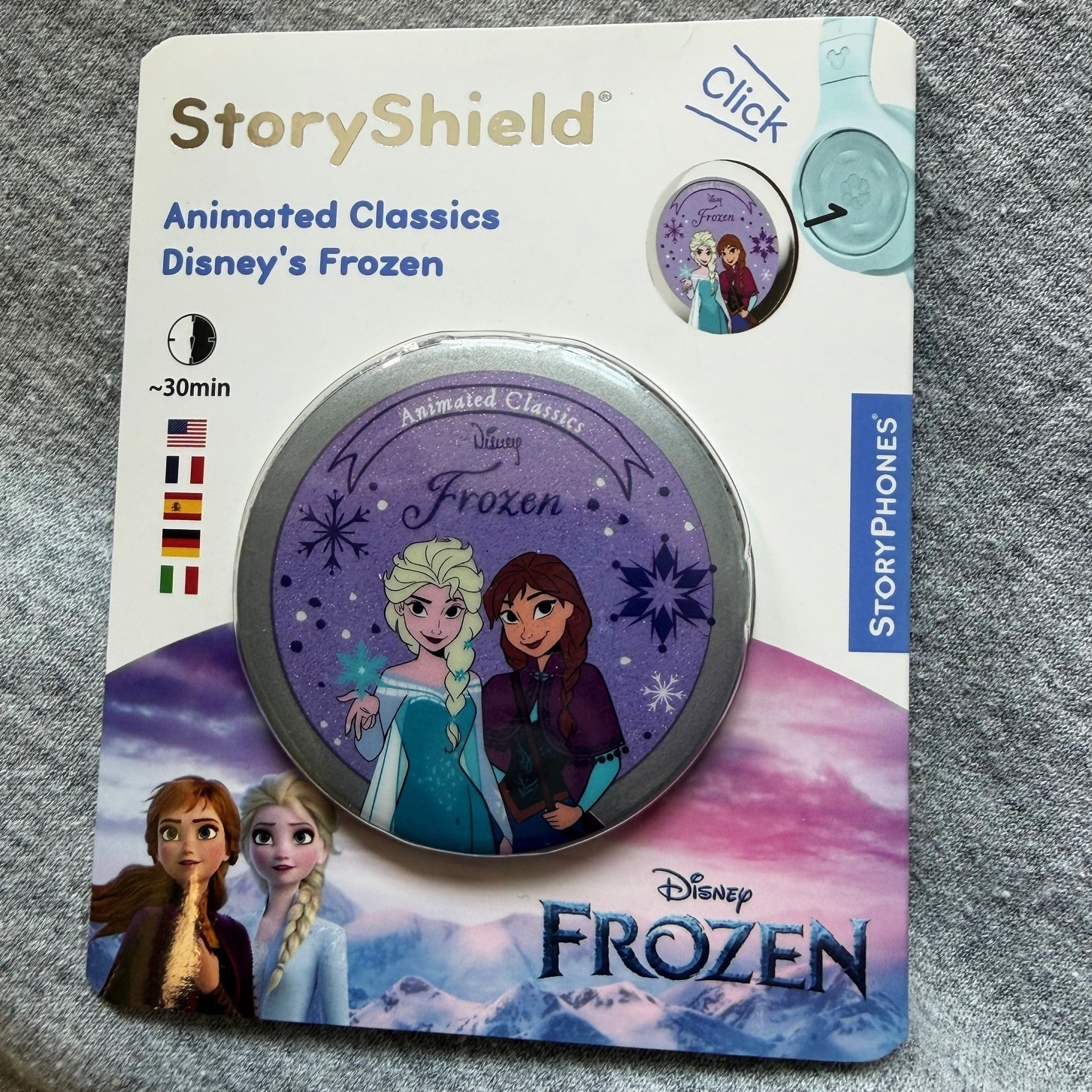 StoryPhones StoryShield Disney’s Frozen Audiobook Fresh Retelling