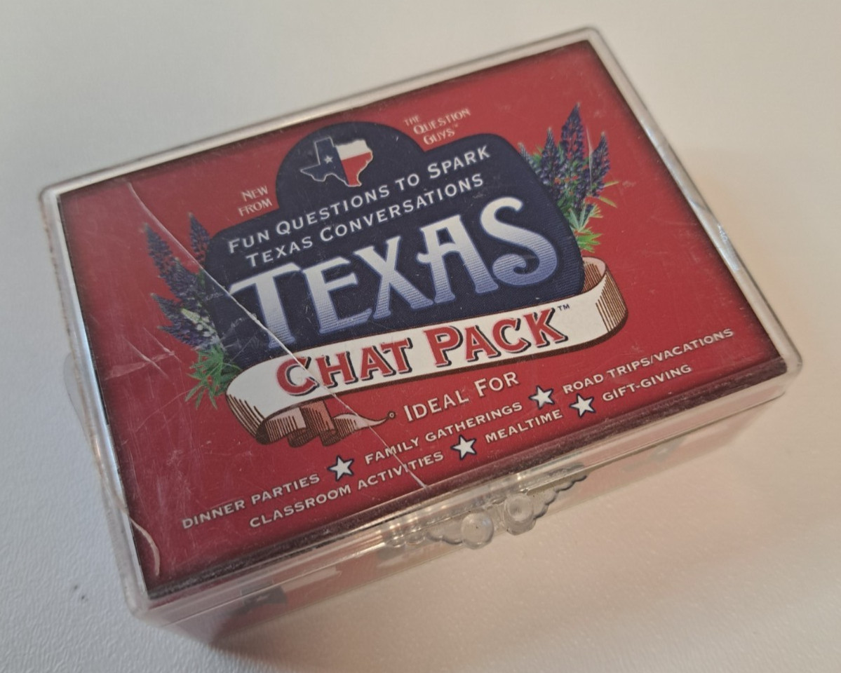Chat Pack TEXAS Fun Questions to Spark Conversations – 156 Cards