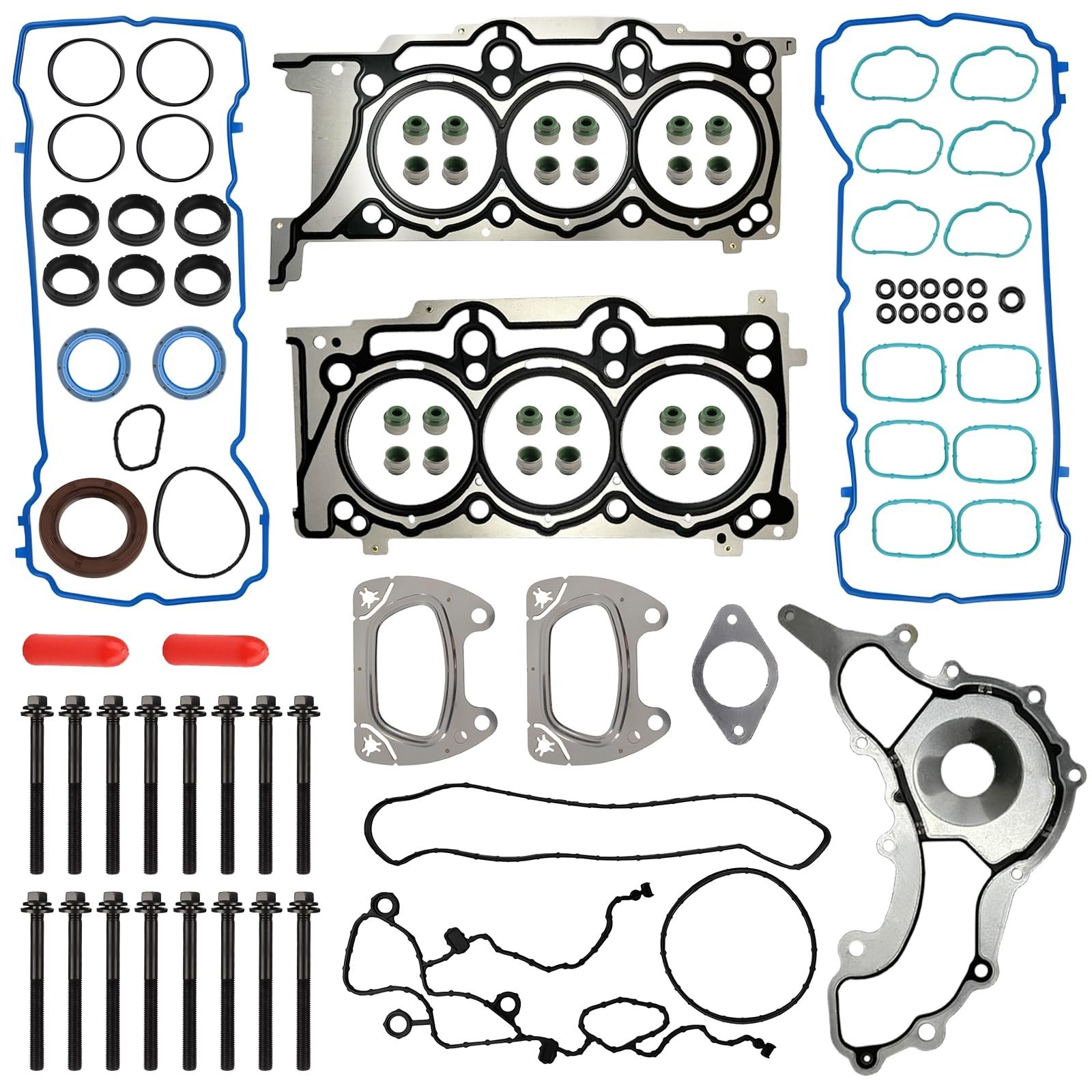 Cylinder Engine Gasket Set with Bolts 3.6L V6 | 2011-2016 Chrysler 300/200, D…