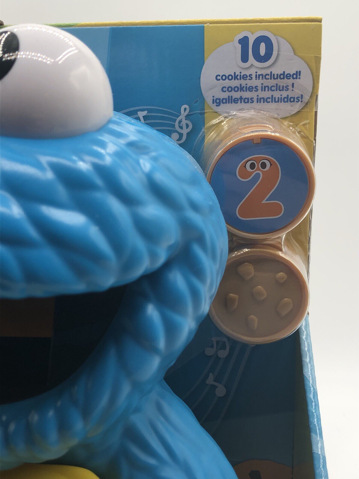 Sesame Street Cookie Monster’s Counting Jar Activity Toy +2 Yrs 12 pieces ￼3AAA